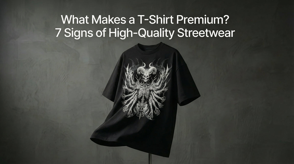 What Makes a Premium Streetwear T-Shirt? 7 Signs of High-Quality Apparel