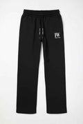 Feather Wings Black Baggy Sweatpants – Heavyweight Organic Cotton