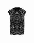 Baroque Musk Sleeveless Oversized Graphic T-Shirt