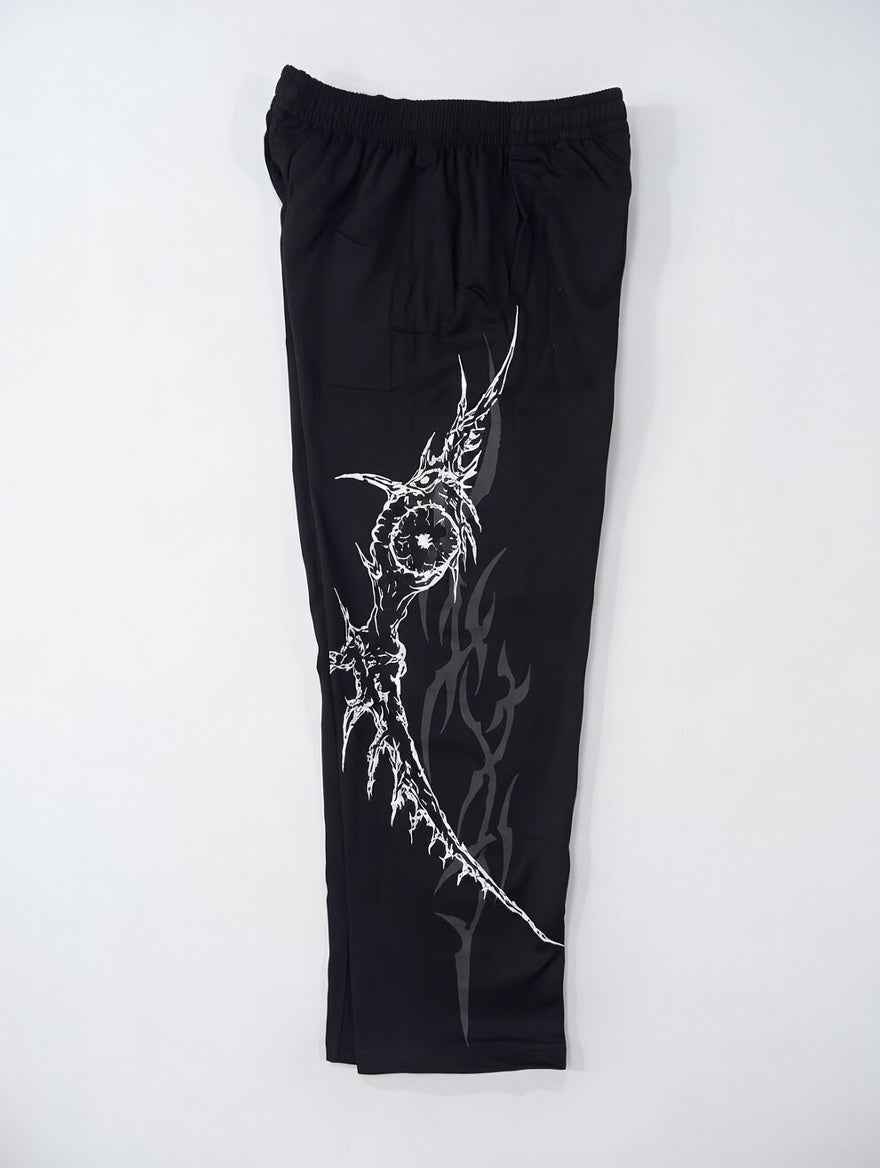 Feather Wings Void Baggy Sweatpants – Black Heavyweight Cotton