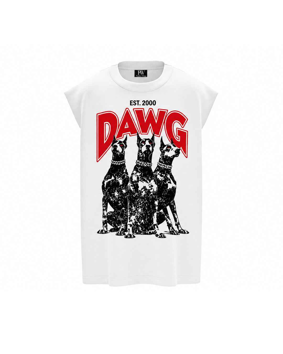 DAWG Sleeveless Oversized T-Shirt