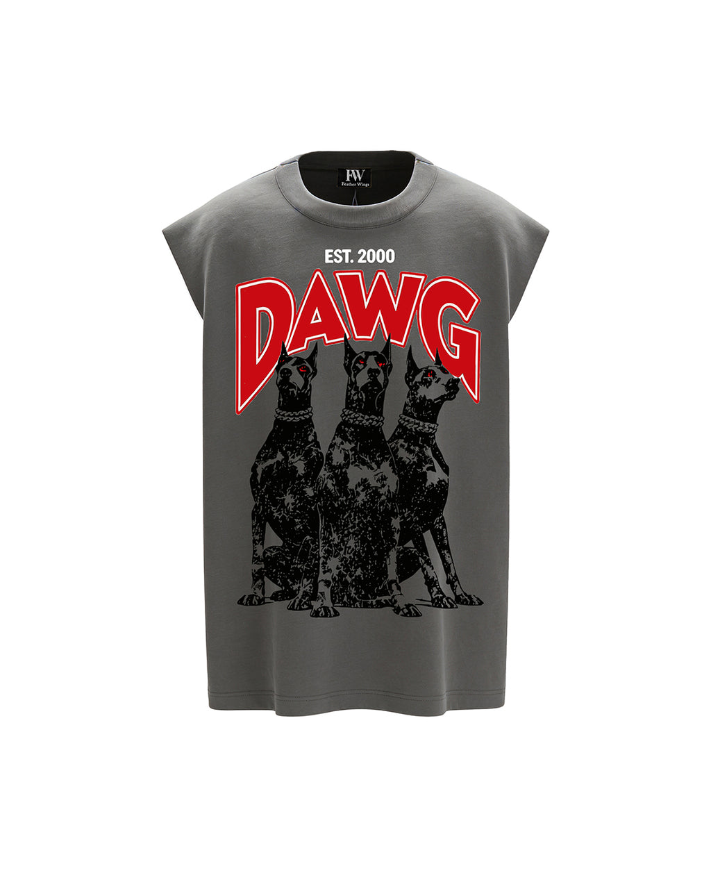DAWG Sleeveless Oversized T-Shirt