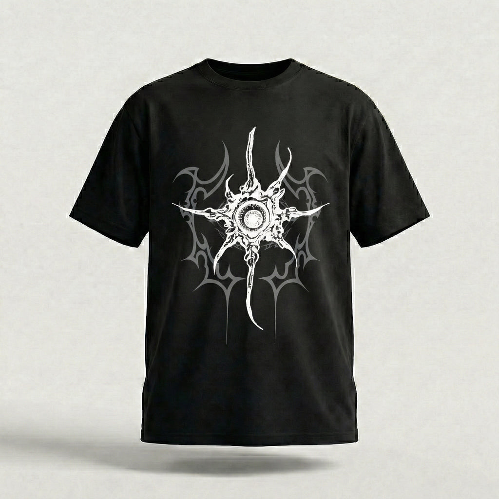 feather wings Abyss T-Shirt 100% Organic Heavyweight Cotton