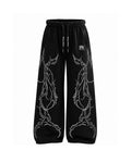 Claw Baggy Sweatpants – 100% Organic Heavyweight Cotton | Feather Wings