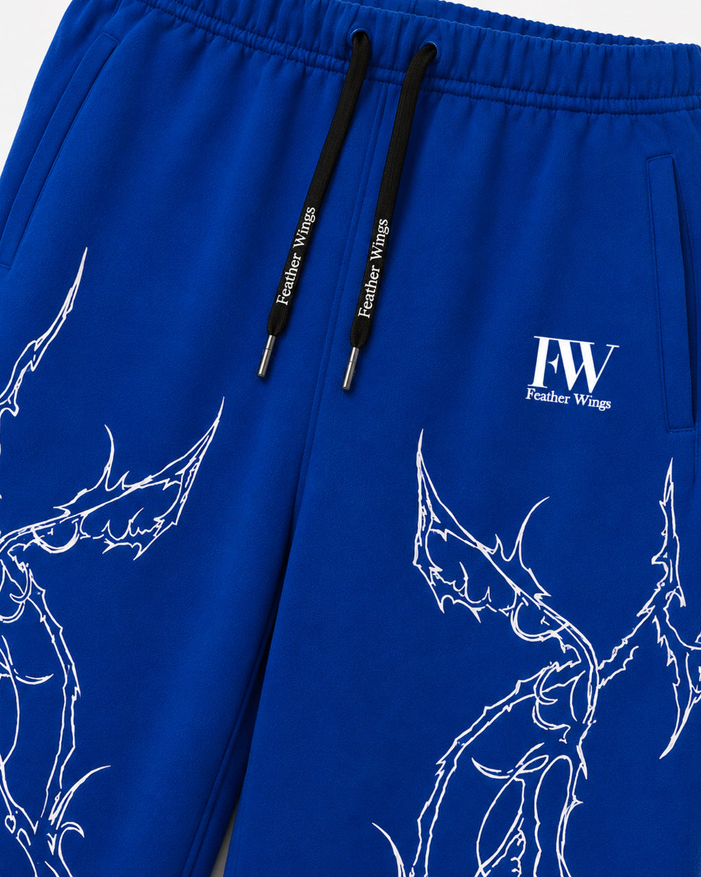 Claw Baggy Sweatpants – 100% Organic Heavyweight Cotton | Feather Wings