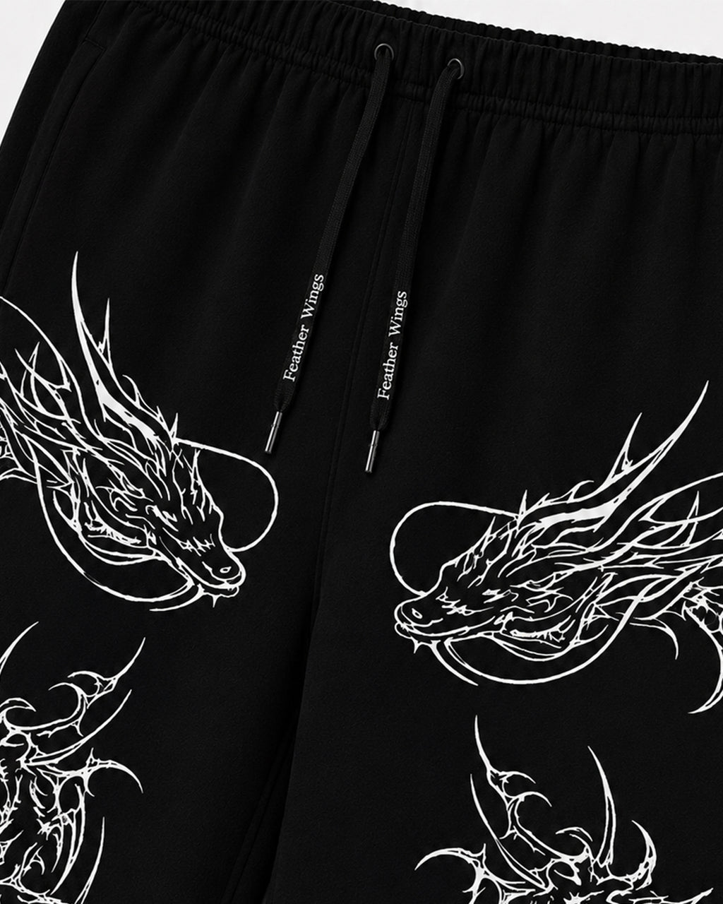 Dragon Baggy Sweatpants – 100% Organic Heavyweight Cotton | Feather Wings