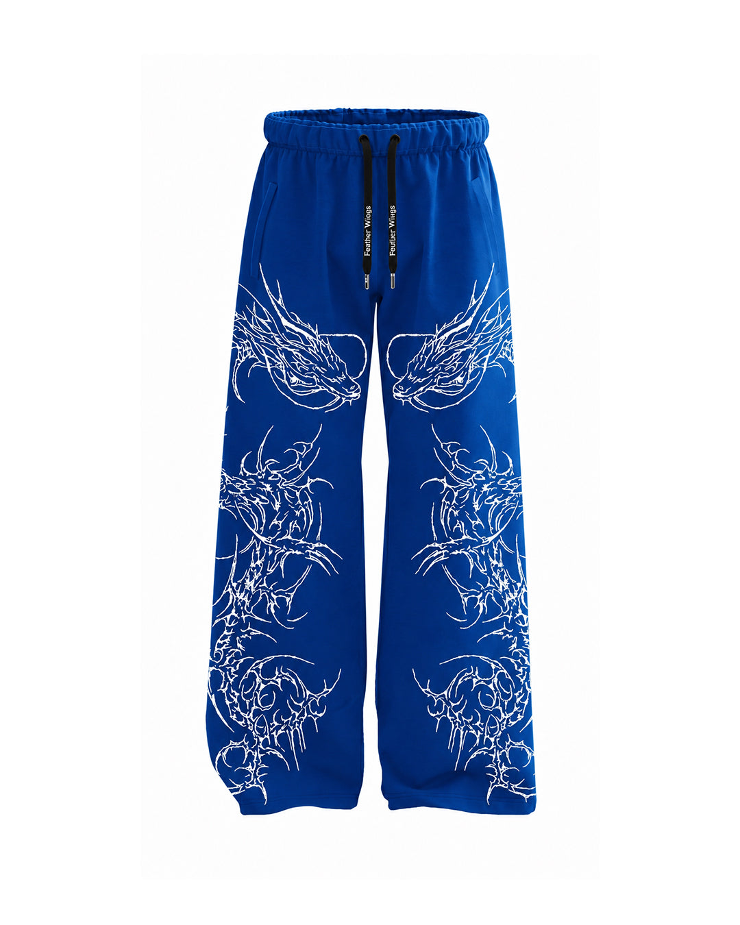 Dragon Baggy Sweatpants – 100% Organic Heavyweight Cotton | Feather Wings