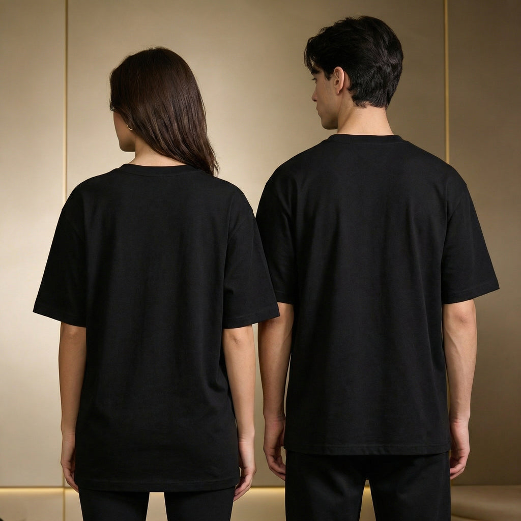 models wearing Demonic t-shirt 100% Organic Heavyweight Cotton