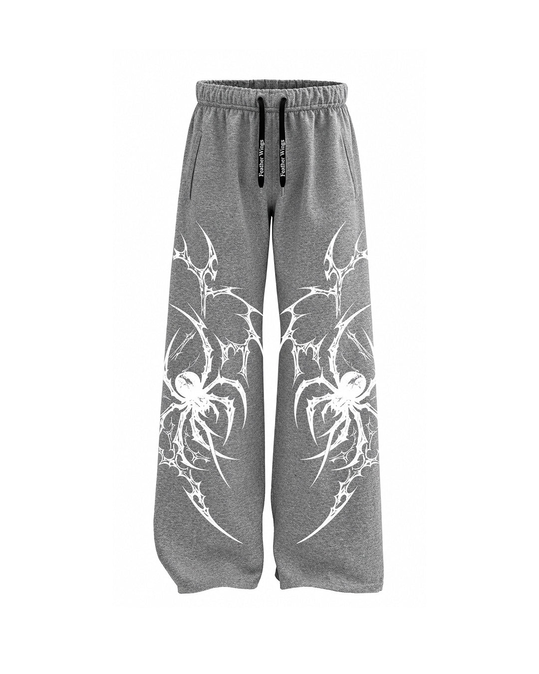 Spider Baggy Sweatpants – 100% Organic Heavyweight Cotton | Feather Wings
