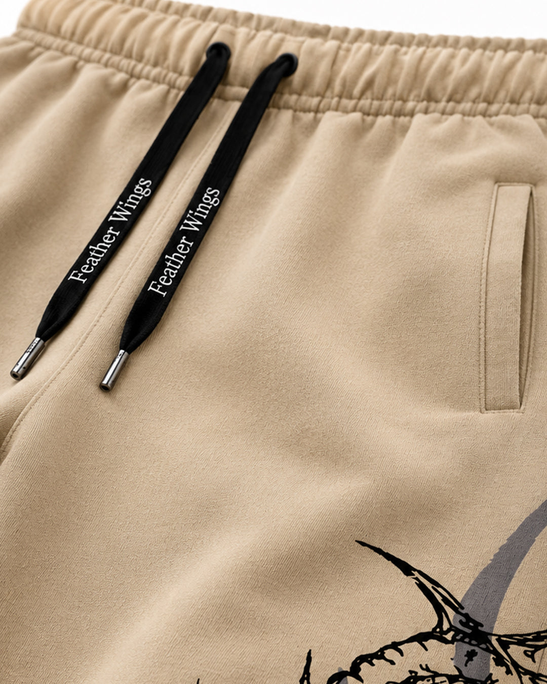 Void Baggy Sweatpants – 100% Organic Heavyweight Cotton | Feather Wings