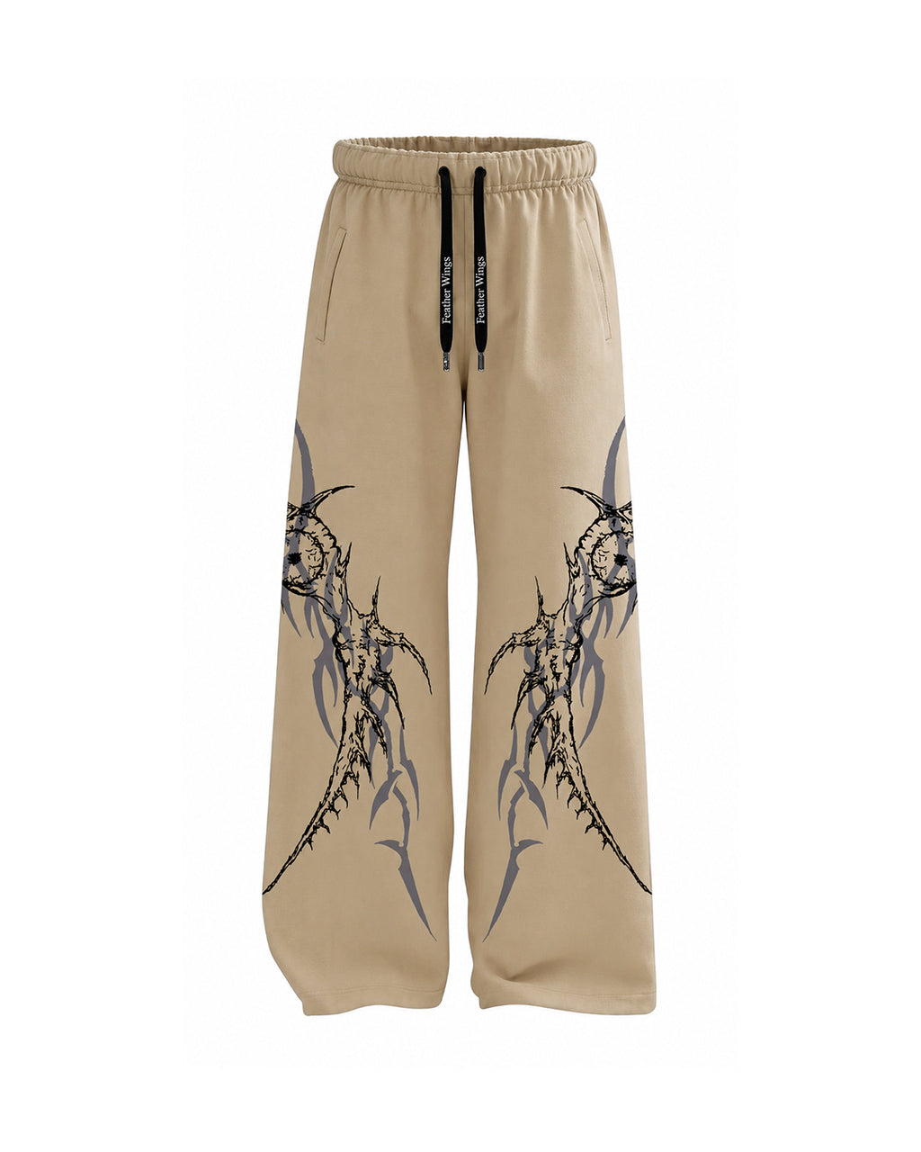 Void Baggy Sweatpants – 100% Organic Heavyweight Cotton | Feather Wings