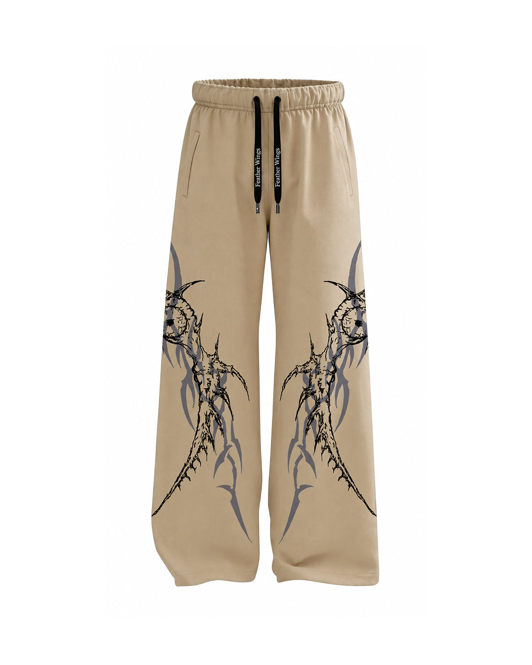 Void Baggy Sweatpants – 100% Organic Heavyweight Cotton | Feather Wings