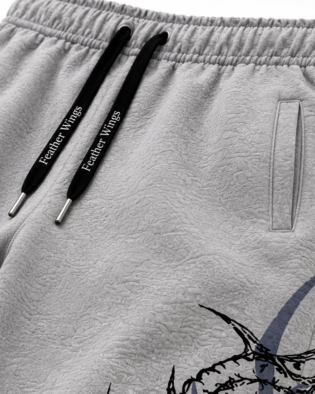 Void Baggy Sweatpants – 100% Organic Heavyweight Cotton | Feather Wings