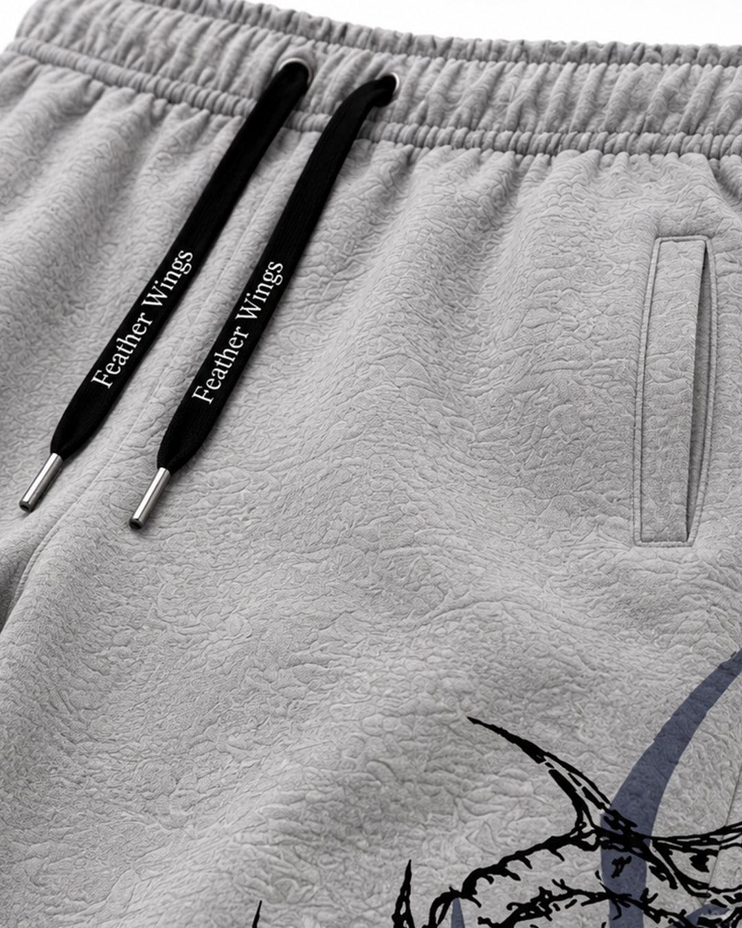 Void Baggy Sweatpants – 100% Organic Heavyweight Cotton | Feather Wings